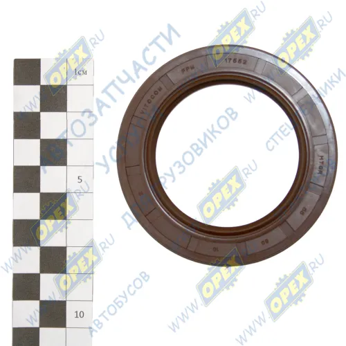 17552 Сальник (манжета) 55х80х10; (2.2-55x80x10) без обоймы коленвала 51-1005034-А2 Vitocom2