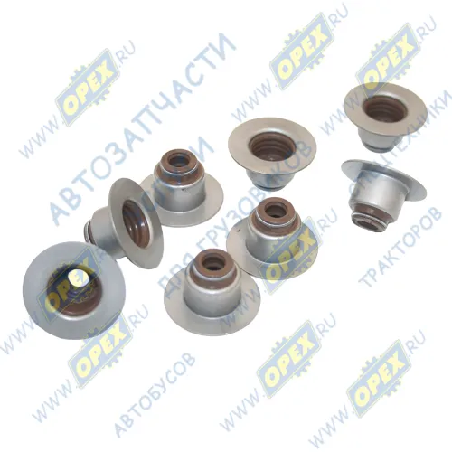 18005 Колпачок маслосъемный дв.Cummins ISBe-210,ISDe,ISF3.8 КамАЗ,ПАЗ,ГАЗ; (FPM-фторкаучук) комплект 8шт Vitocom