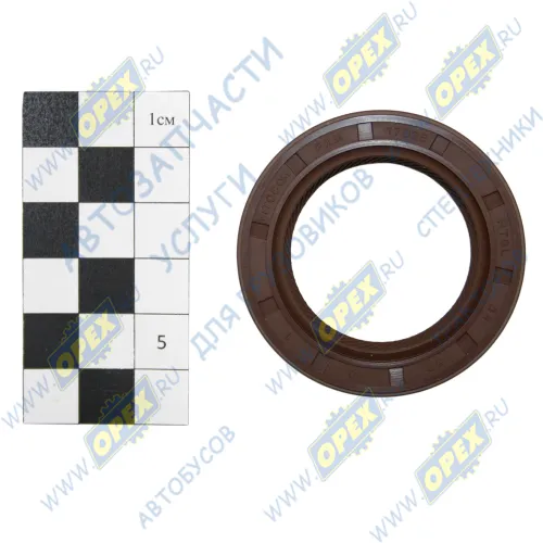 17035 Сальник (манжета) 34х50х10 гидромуфты малая; 2.2-34х50х10 (FPM-фторкаучук) Vitocom2