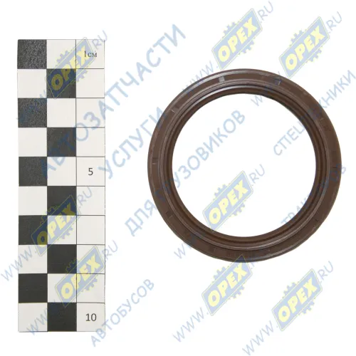 18081 Сальник 50,3х65х8/10 передний коленвала (РТИ+сталь) Газель Бизнес (дв. Cummins 2.8) Vitocom2