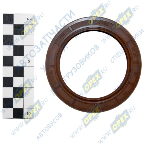 17769 Сальник (манжета) 65х90х10 коленвала передний (дв. ММЗ-Д260) правое вращение; 2.2-65x90x10  VITON (FPM-фторкаучук) Vitocom2