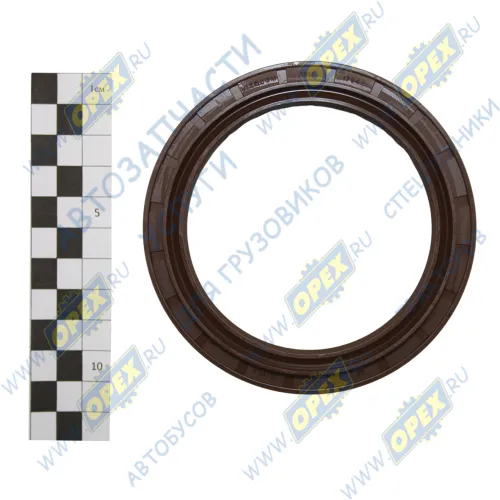 17945 Сальник (манжета) правого вращения 80х105х13/18.5 хвостовика; универс. Н/О (аналог SKT 410458-V) VITON (FPM-фторкаучук) Vitocom2