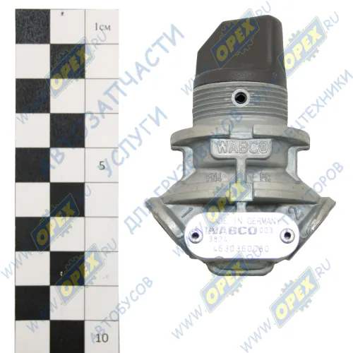 463 036 008 0 Клапан 3-х ходовой 2-х магистральный (2 выхода М12х1,5) DAF LCV (1970-2020), IVECO Bus (1970-2020), SCANIA LCV (1970-2020); 98413419 4630360080 Wabco1