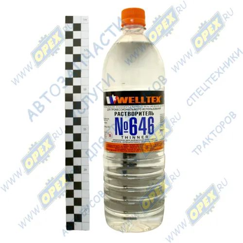 4670007990213 Растворитель 646 (бутылка 1л.); ГОСТ 18188-72 WELLTEX1