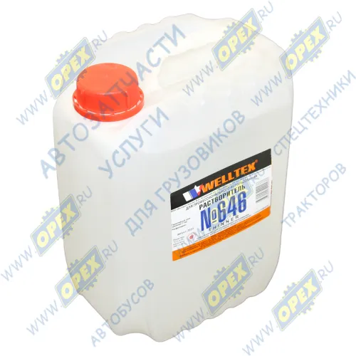 4670007990237 Растворитель 646 (канистра 5л.); ГОСТ 18188-72 WELLTEX