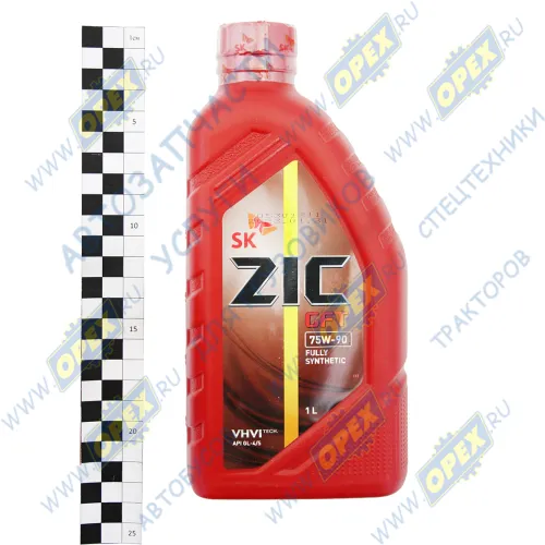 132629 Масло трансмиссионное SAE 75W90 GL-5 (1л); GL-4/5 ZIC
