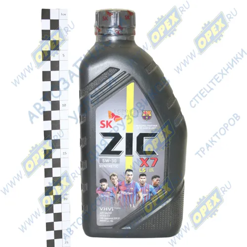 132619 Масло моторное SAE 5W30 синтетика (1л); X7 LS ZIC
