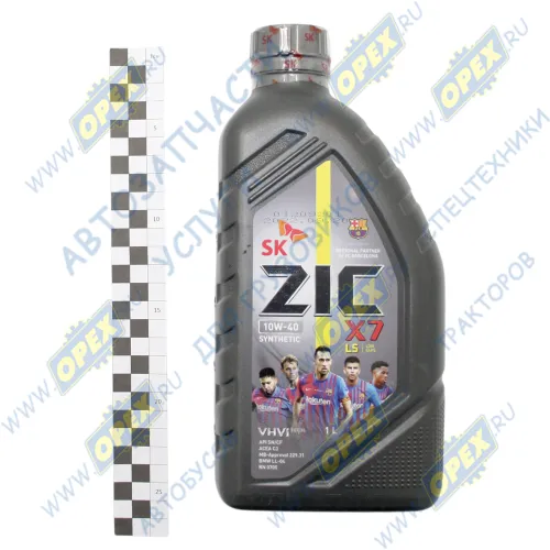 132620 Масло моторное SAE 10W40 синтетика (легковые) (канистра 1л); X7 LS ZIC1
