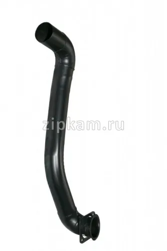 54115-1203013-40 Труба приемная L=1125 глушителя правая Камаз-Евро (фл. квадр.4отв.ф10) ZIPKAM