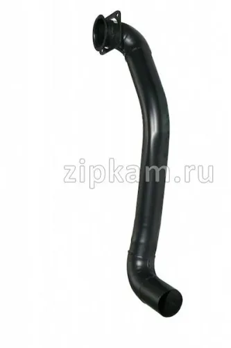 54115-1203013-10 Труба приемная L=1270 ф95 квадр.фл 4отв.ф10 правая КАМАЗ-65115 а/м с двиг.740.10-260 ZIPKAM