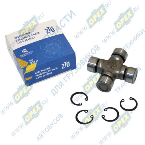 6430-3444063 Крестовина 19х58 рулевого карданного вала МАЗ (ф10;L=51,8;h=16) ZTD