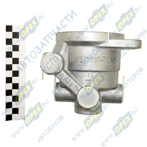 11-3531010-70 Воздухораспределитель тормозов п/прицепа 2-х пров. С/О; (6 вых., М22х1,5) ZTD2