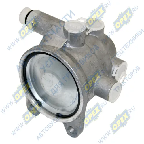 11-3531010-71 Воздухораспределитель тормозов п/прицепа 2-х пров. С/О; (6 отв.) (с выходом под глушитель) ZTD1