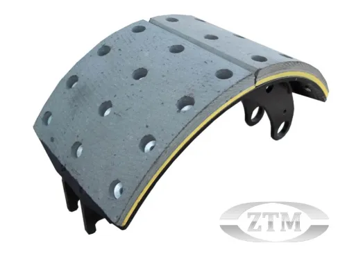 6520-3501090 Колодка тормозная (180мм) передняя с накладками; сварная ZTM1