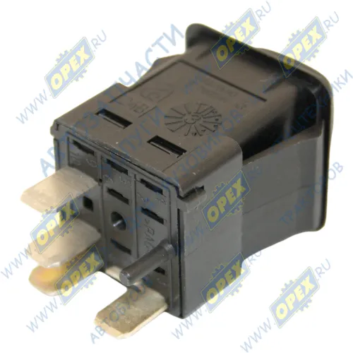 3842.3710-02.28 Выключатель-кнопка 24v 4контакта межколесной блокировки 40х25х25; АВАР