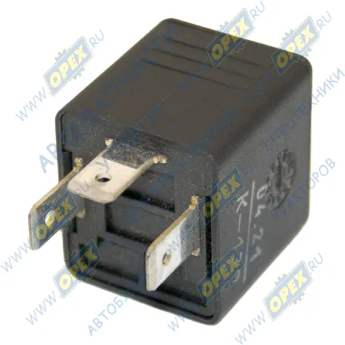 495.3747 Реле поворотов 12В 27х27х23; 3 плоск.клемм АВАР