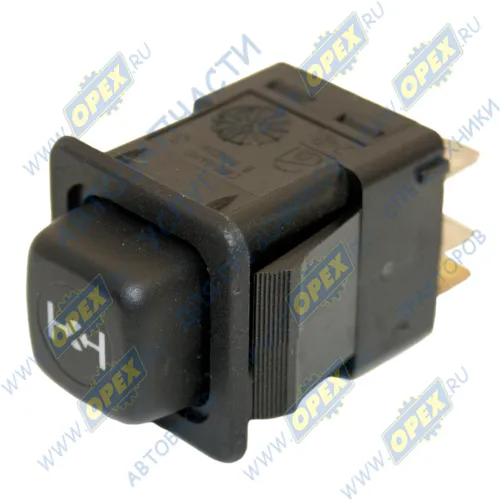 3842.3710-02.28 Выключатель-кнопка 24v 4контакта межколесной блокировки 40х25х25; АВАР1