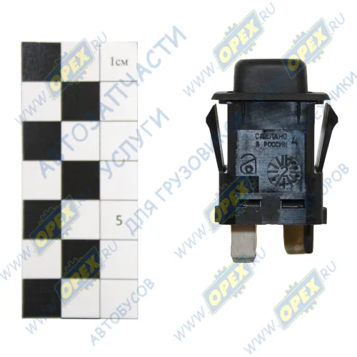 3832.3710-02.23М Выключатель-кнопка 12v 4контакта обогрева зеркала ГАЗ,ЗИЛ,УАЗ АВАР2
