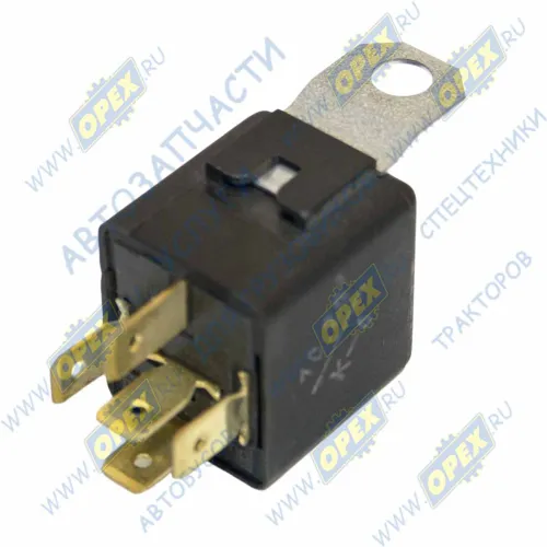 75.3777 Реле разгрузки 12В 20/30А; 5 плоских клемм с кроншт. АВАР