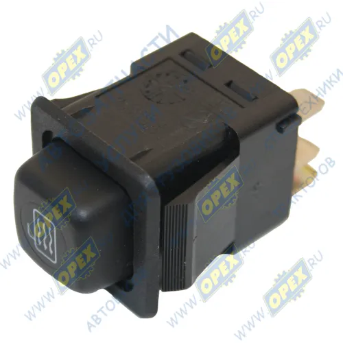 3832.3710-02.23М Выключатель-кнопка 12v 4контакта обогрева зеркала ГАЗ,ЗИЛ,УАЗ АВАР1