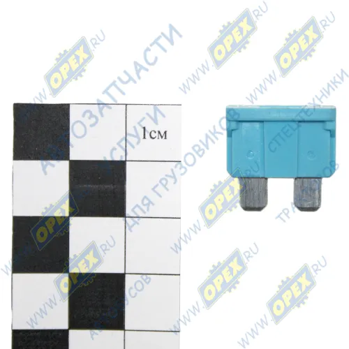 35.3722-03 Предохранитель (флажковые) плоский штырьевого типа (15А) голубой; 000000004205 АВАР1
