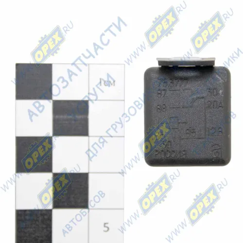 75.3777 Реле разгрузки 12В 20/30А; 5 плоских клемм с кроншт. АВАР1