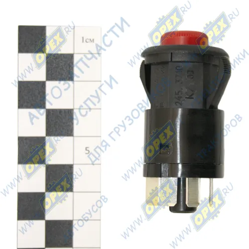 245.3710-03 Выключатель-кнопка 24v 6контактов авар.сигналов (малая) АВАР2
