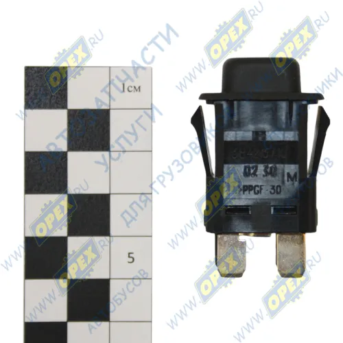 3842.3710-02.30 Выключатель-кнопка 24v 4контакта КОМ АВАР2