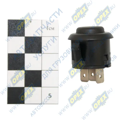 2812.3710-01 Выключатель-кнопка 12в ГАЗ,ПАЗ без символа АВАР1