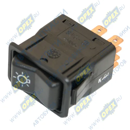 581.3710-01 Переключатель-клавиша 12-24V; 10контактов света центральный (974-01-02) АвтоАрматура