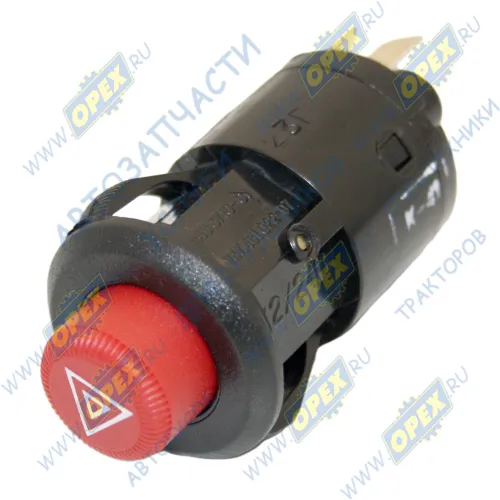 249.3710-02 Выключатель-кнопка 24v 6контактов авар.сигналов (малая) АвтоАрматура1