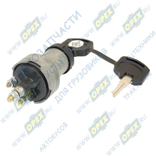 12.3704-08А Выключатель (замок) зажигания ЗиЛ 12в (3 конт. под гайку); металлический корпус АвтоАрматура1