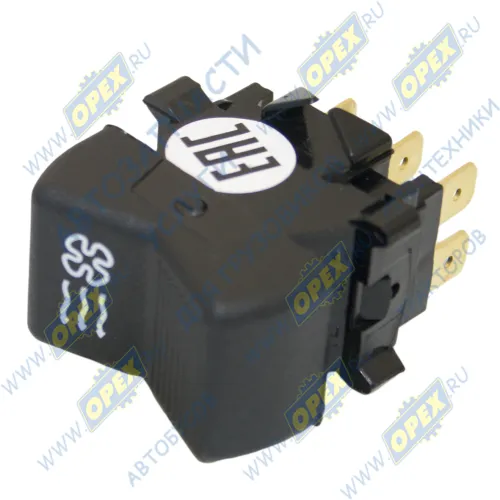 П147-04.11 Переключатель-клавиша 3-х поз. 12-24v 6контактов отопителя КАМАЗ АвтоАрматура1