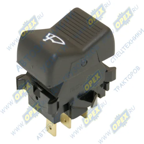 П147-09.09 Переключатель-клавиша 3-х поз. 12-24v 6контактов стеклоочистителя АвтоАрматура