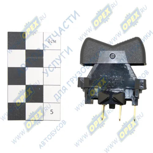 П147-04.11 Переключатель-клавиша 3-х поз. 12-24v 6контактов отопителя КАМАЗ АвтоАрматура2
