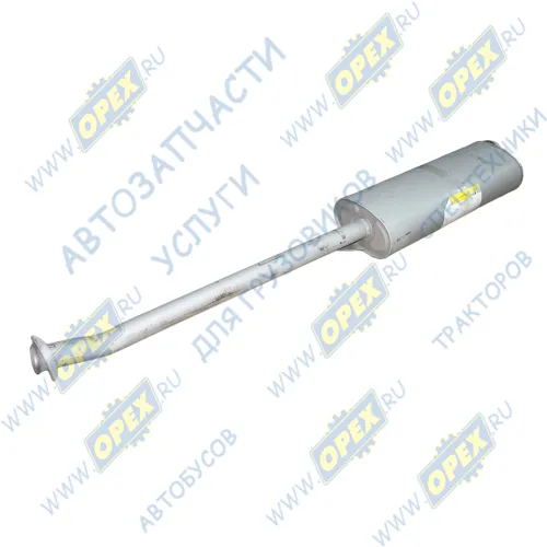 АК 330202-1201008-40 Глушитель Газель Бизнес (дв.Cummins Евро-3) длинная база,ф64 L=1920 Lтрубы=1125; 2 ромбич.фланца 2отв.ф10 Автоглушитель