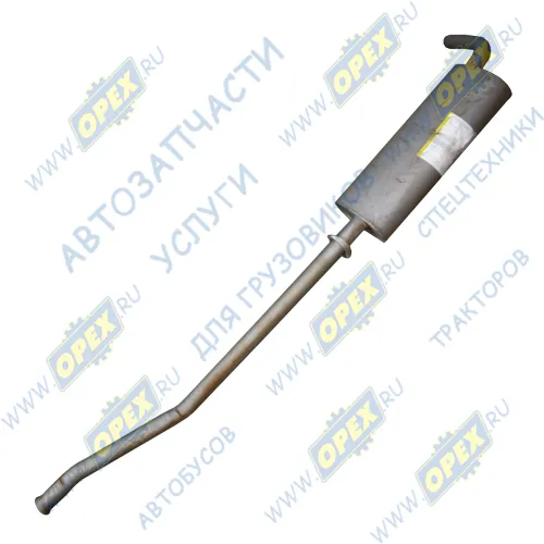 АК 330202-1201008 Глушитель ГАЗ-330232,330202,330252,Газель Бизнес Евро-3 длинная база (дв.УМЗ-4216,Chrysler); L=2,55; H=0,53 Автоглушитель