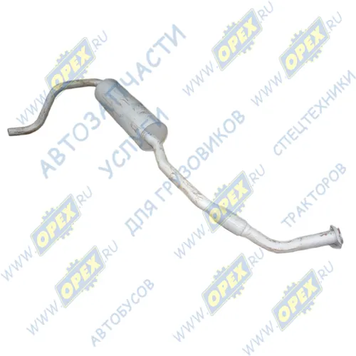 АК 33088-1201008 Глушитель ГАЗ-33081,Садко (дв.ММЗ Д-245) с трубами ф360 L=805 Lтрубы=520 фл 2отв.ф10/L1трубы=1100 (дизель) (1550х95 Автоглушитель1
