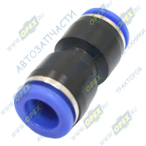 PUC10 Фитинг (штуцер) прямой; трубка ф10/ф10х1мм (цанга); пвх АВТОМАГНАТ