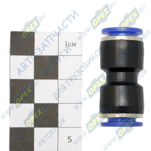 PUC10 Фитинг (штуцер) прямой; трубка ф10/ф10х1мм (цанга); пвх АВТОМАГНАТ1