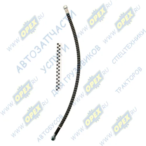 4310-3506060 Шланг тормоз. ф17 L=820 Г=М20+К24/Ш=М16+К22 в пружине передний; 820мм АВТОМАГНАТ