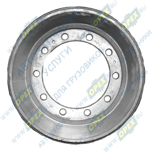 6520-3501070 Барабан тормозной КАМАЗ H=250 ф415,dпосад.=283, 10 шпилек ф25 АВТОМАГНАТ2