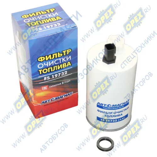 FS 19732 Фильтр топливный сепаратор (дв.Cummins ISF 3.8 QSC,QSL,TIER 3прим.) ГАЗ-33106,Валдай,Газон Некст,ПАЗ АВТОМАГНАТ