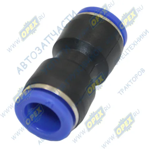 PUC 12 Фитинг (штуцер) прямой; трубка ф12/ф12мм (цанга); пвх АВТОМАГНАТ