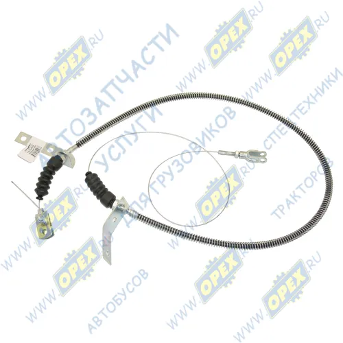 5551-1108580 Трос газа ф8 L=2158 в оплетке с пружиной и наконеч.(Привод гибкий) АвтоПартнер