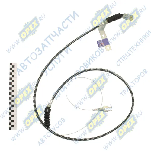 544010-1108580 Трос газа L=2455 в оплетке с пружиной и наконеч.(Привод гибкий) АвтоПартнер1