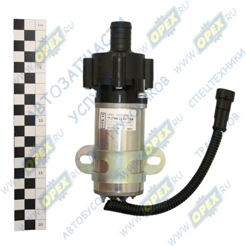 75.3780.22.03 Насос отопителя дополнительный 24В ф.18-20 евроколодка ПЖД16-01СТ Камаз,МАЗ,КРАЗ; (2штуцера ф20) евроразъем Авторитм2
