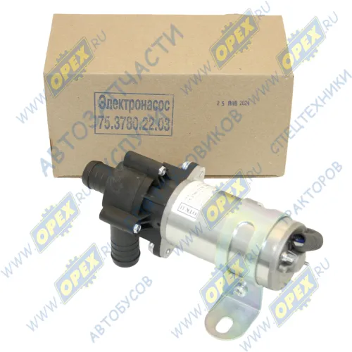 75.3780.22.03 Насос отопителя дополнительный 24В ф.18-20 евроколодка ПЖД16-01СТ Камаз,МАЗ,КРАЗ; (2штуцера ф20) евроразъем Авторитм