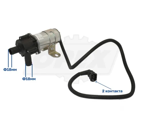 75.3780.21.02 Насос отопителя ф.18 24В (1600 л/ч) 15.8106-15 2 контакта; (2штуцера ф18,8) Авторитм2
