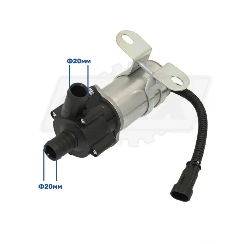 75.3780.22.03 Насос отопителя дополнительный 24В ф.18-20 евроколодка ПЖД16-01СТ Камаз,МАЗ,КРАЗ; (2штуцера ф20) евроразъем Авторитм3